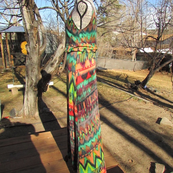 Ella Moss Multicolor Maxi Dress - Picture 6 of 7